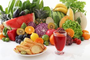 野菜と果物とジュース