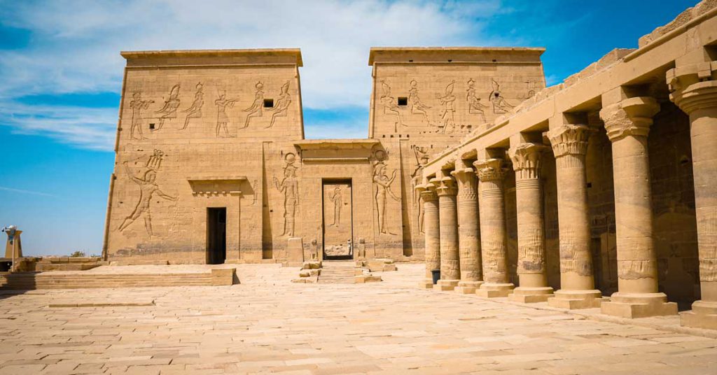 エジプト南部アスワン近郊にあるフィラエ神殿