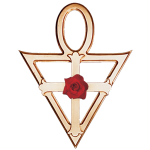 当会の象徴「バラ十字」