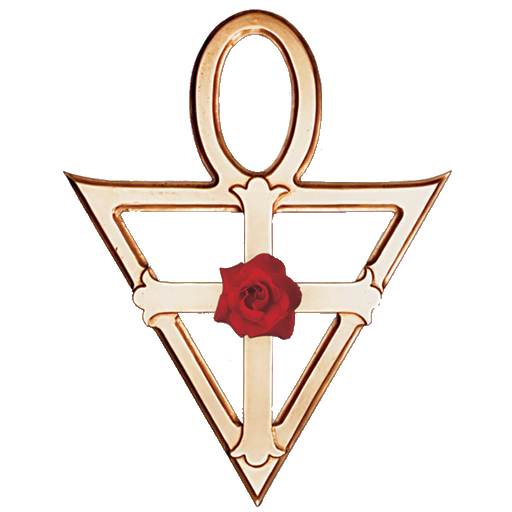 当会の象徴「バラ十字」