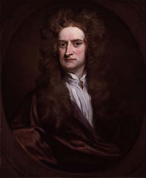 アイザック・ニュートン卿、ゴッドフリー・クネラー准男爵画（1723 年没）