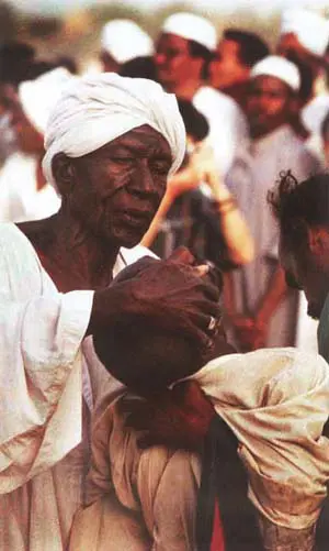スーフィーの儀式（スーダンの首都ハルツームにて）