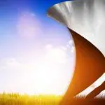 明るい未来をもたらす(イメージ)