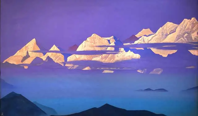 ヒマラヤ(Himalayas、ニコライ・リョーリフ作)