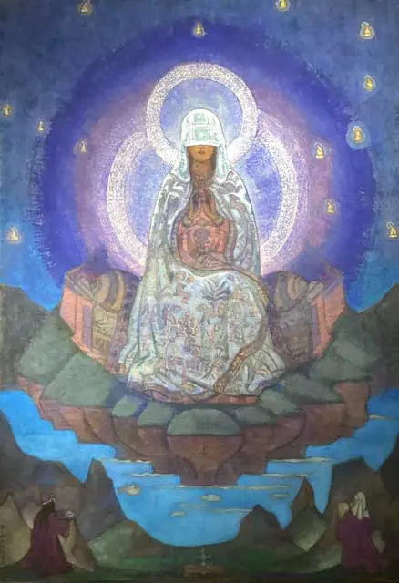 世界の母(Mother of the World、ニコライ・リョーリフ作)