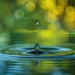 水滴と波紋（空のイメージ）