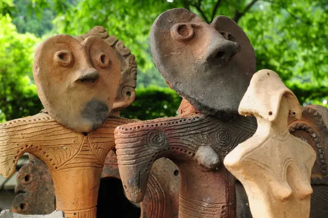 縄文時代の土偶（レプリカ）