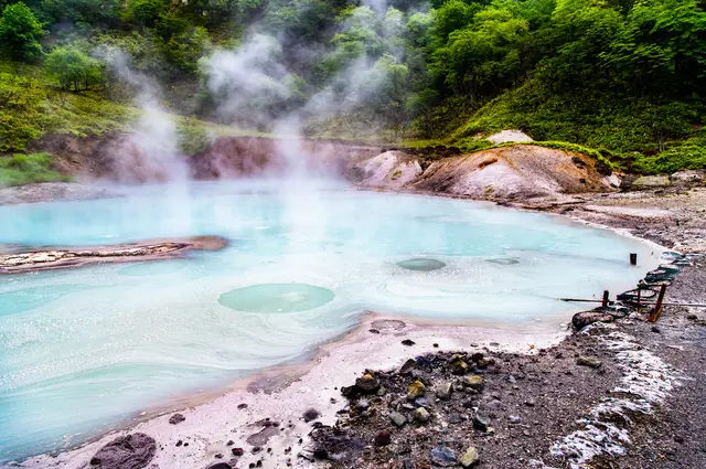 北海道登別温泉の奥の湯