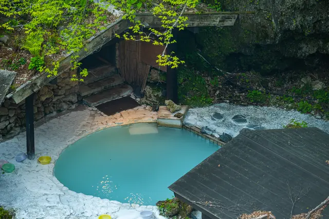 白骨温泉の露天風呂