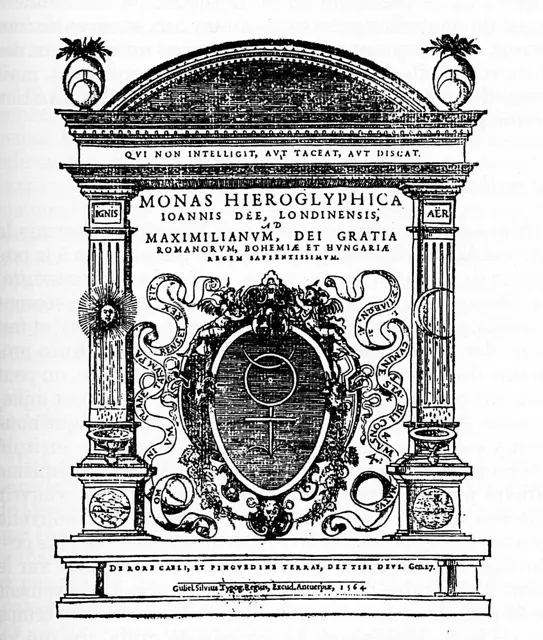 ジョン・ディーの『モナス・ヒエログリフイカ』の表紙