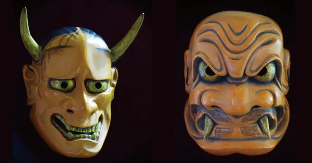 能面「般若」と「顰」（しかみ）